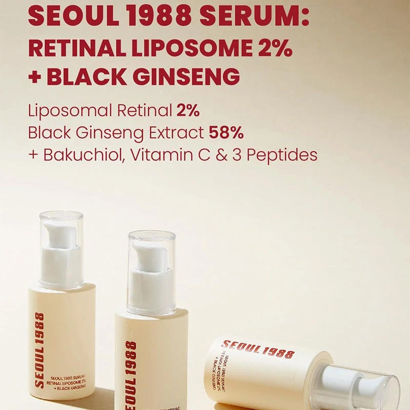 SEOUl1988 – Soin anti-rides puissant au Rétinal & Ginseng noir