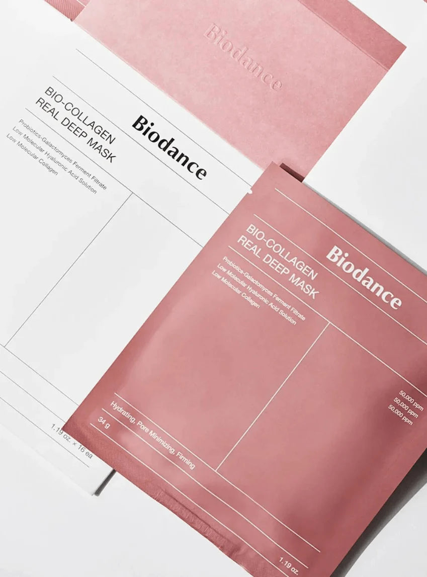 Biodance Masque Rose Collagène - Peau rajeunie et éclatante