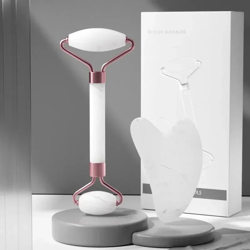 Rouleau & Gua Sha Anti-Âge - Votre secret jeunesse à domicile