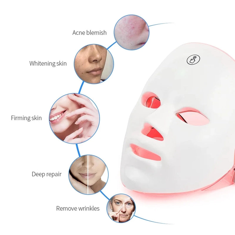 Votre spa personnel à domicile : masque LED pour une peau éclatante et un esprit apaisé.