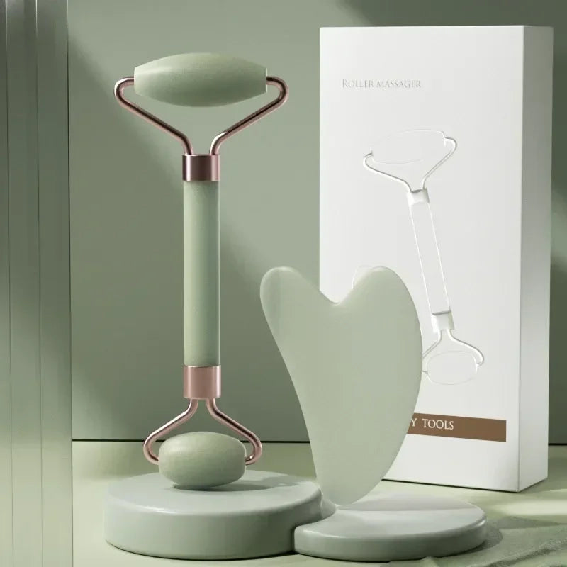 Rouleau & Gua Sha Anti-Âge - Votre secret jeunesse à domicile