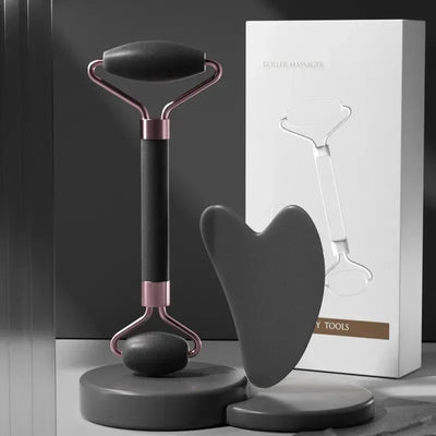 Rouleau & Gua Sha Anti-Âge - Votre secret jeunesse à domicile